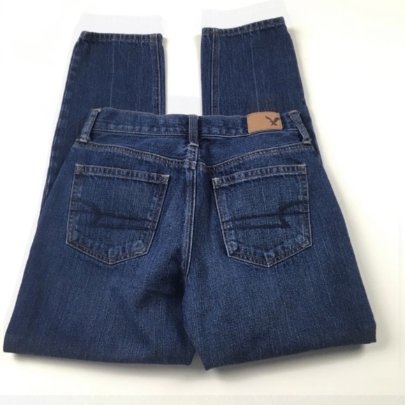 American Eagle Vintage Hi-Rise Skinny Button Fly Dark Jeans Women’s Sz‎ 4 - Picture 6 of 6